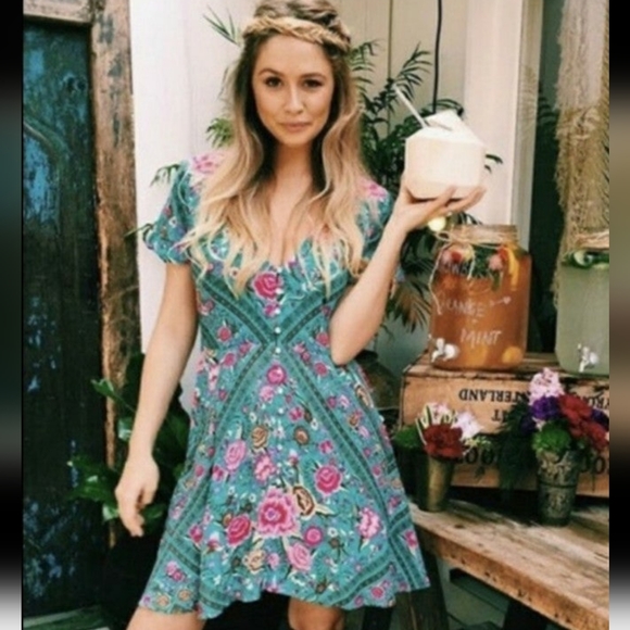 Spell Turqoise Babushka playdress - Picture 2 of 5